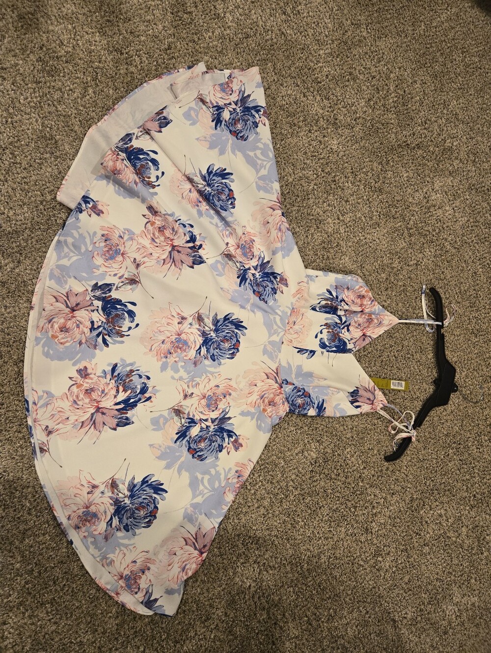 Gianni Bini Periwinkle Rose Floral Josephine Dress - Size 4